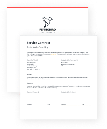 Service Contract Proposal